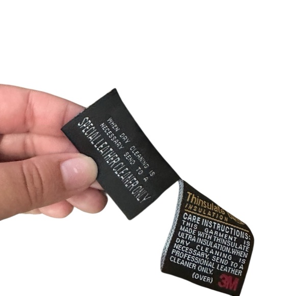 Vintage Wilsons Leather Black Insulated Hooded Jacket Size XL - Picture 7 of 16